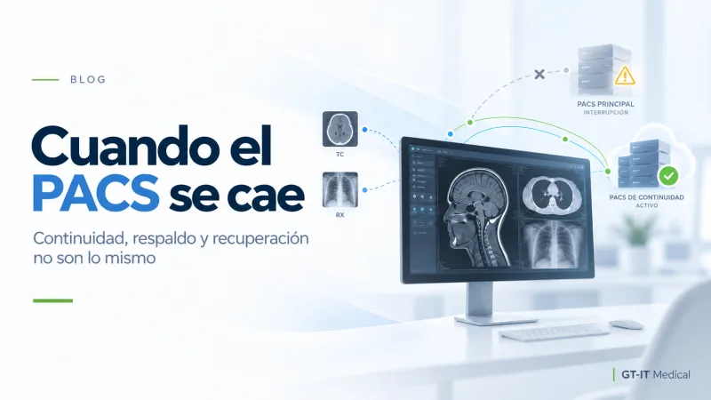 Cuando el PACS se cae: continuidad, backup y recuperación
